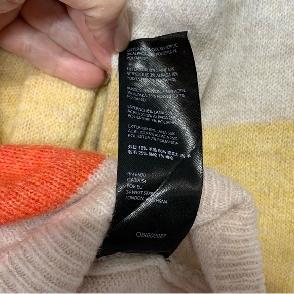 Urban outfitters rainbow striped sweater.‎ Size M - Picture 7 of 9